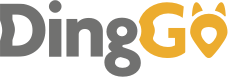 DingGo Logo White